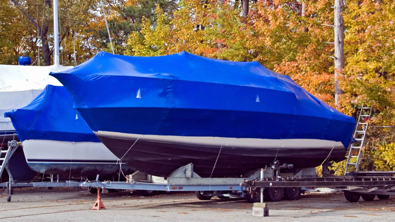 SHRINK WRAP DE BATEAU POLISSAGE A DOMICILE